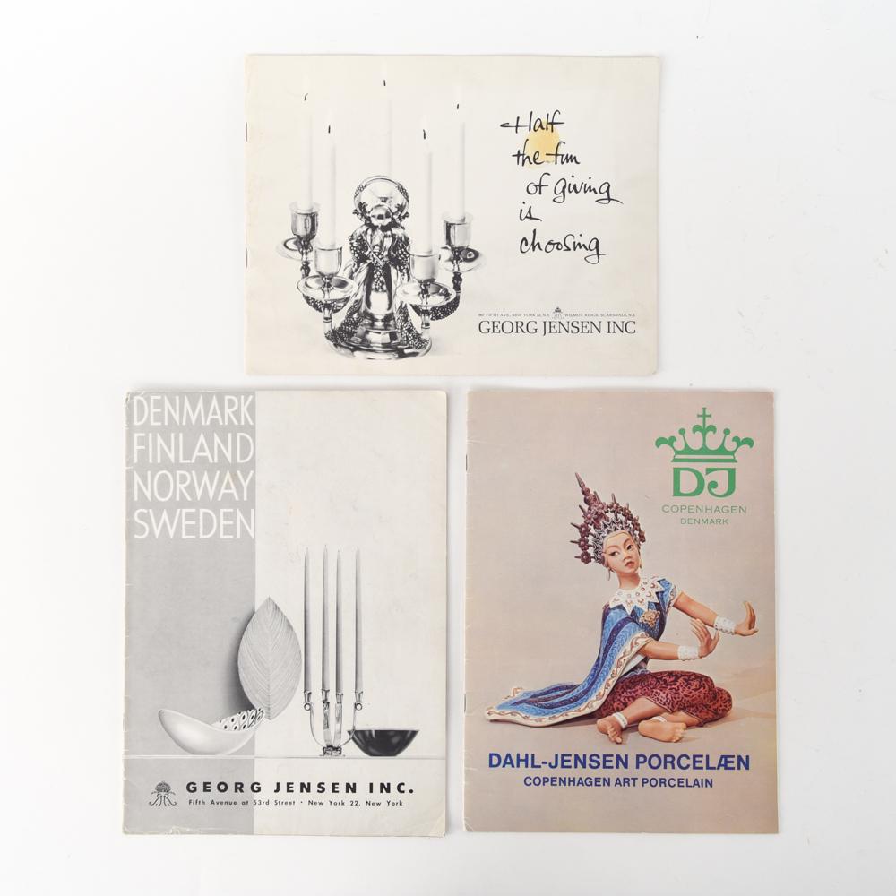 (3) VINTAGE DANISH CATALOGS INCL. GEORG JENSEN (1 of 13)