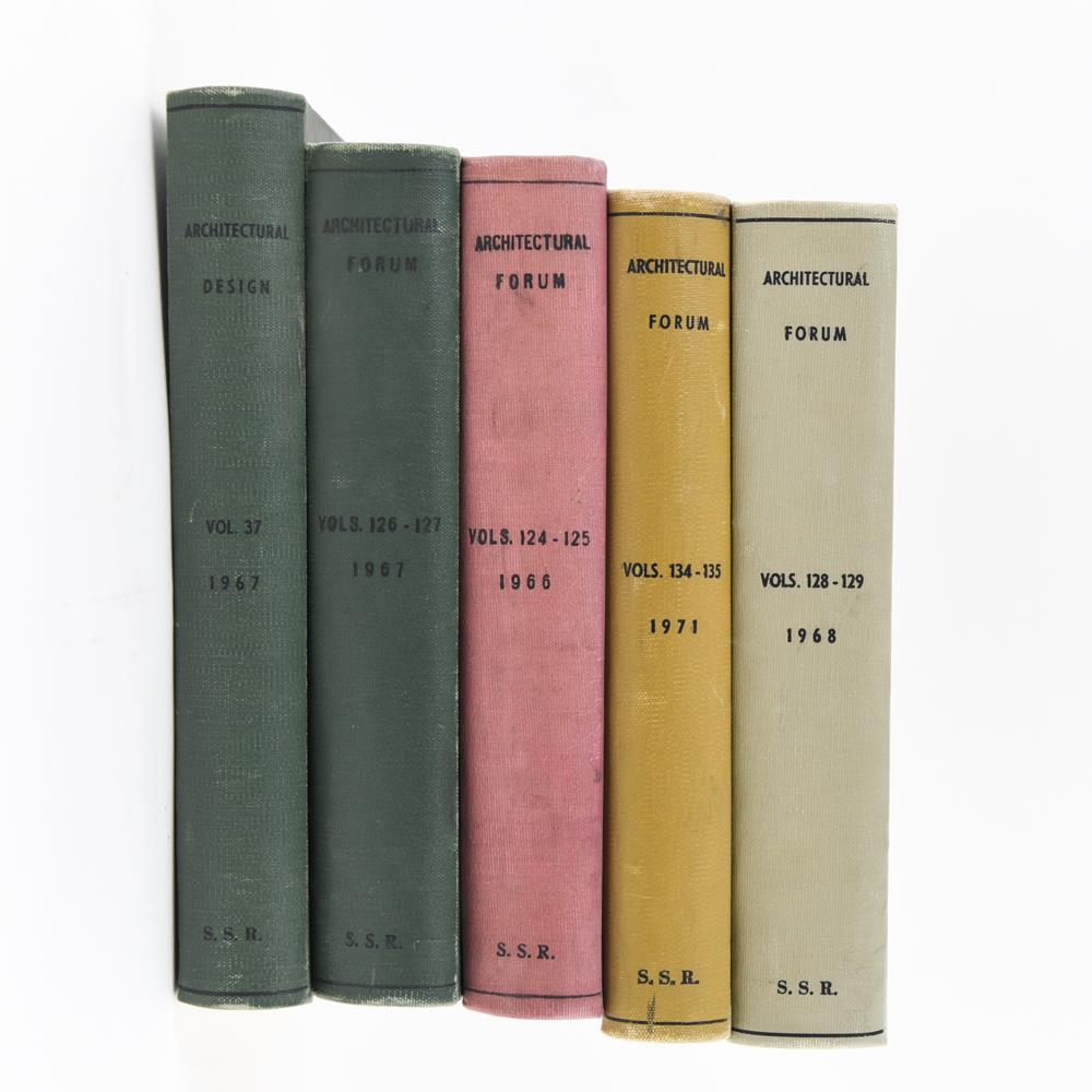 ARCHITECTURAL FORUM & DESIGN BOOKS GROUPING (1 of 17)