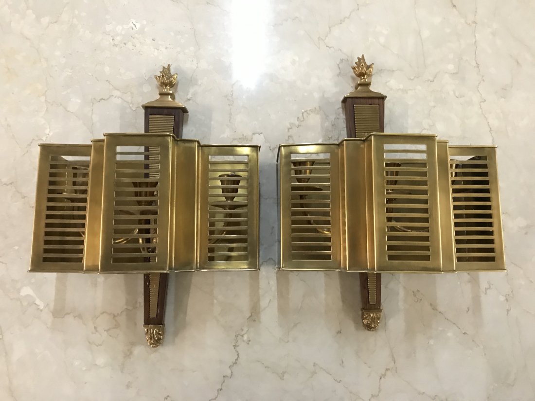 PAIR OF GLOBAL VIEWS CANDLE SCONCES (1 of 18)