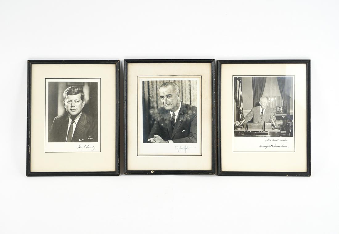 (3) PRESIDENTIAL PHOTO PRINT PORTRAITS (1 of 9)