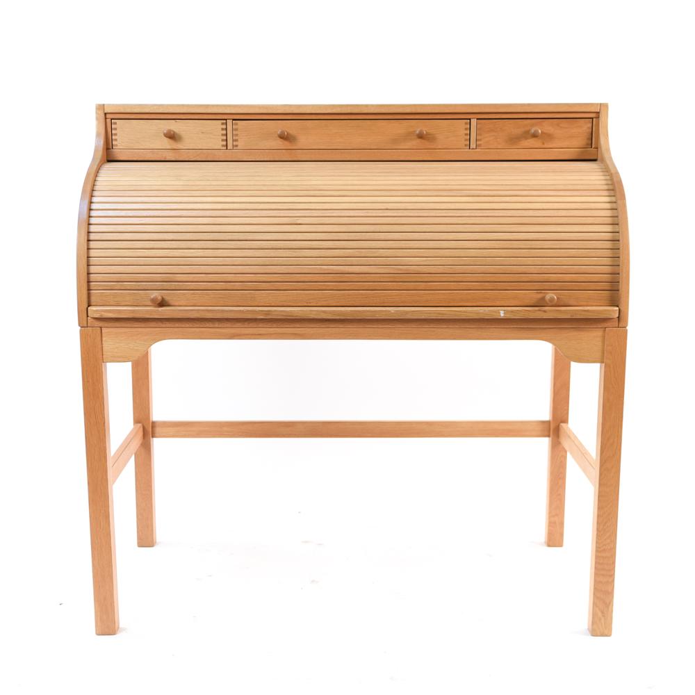 Andreas Hansen Hadsten Danish Teak Roll Top Desk Oct 27 2019