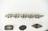 GROUPING OF ANTIQUE STERLING JEWELRY INCL GARNET - 15