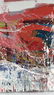 ABSTRACT OIL ON CANVAS PAINTING - 2