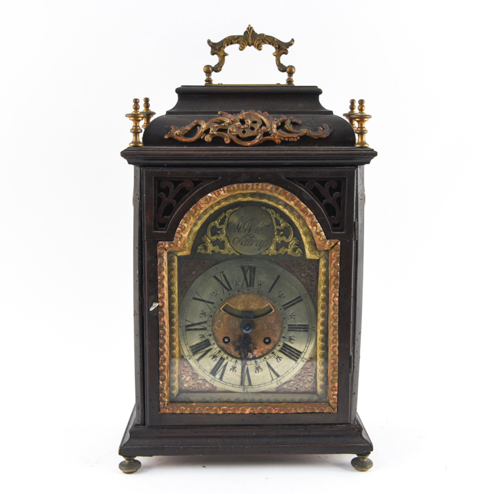 MATZ MATZEN WIED SATRUP (1720-1809) BRACKET CLOCK (1 of 14)