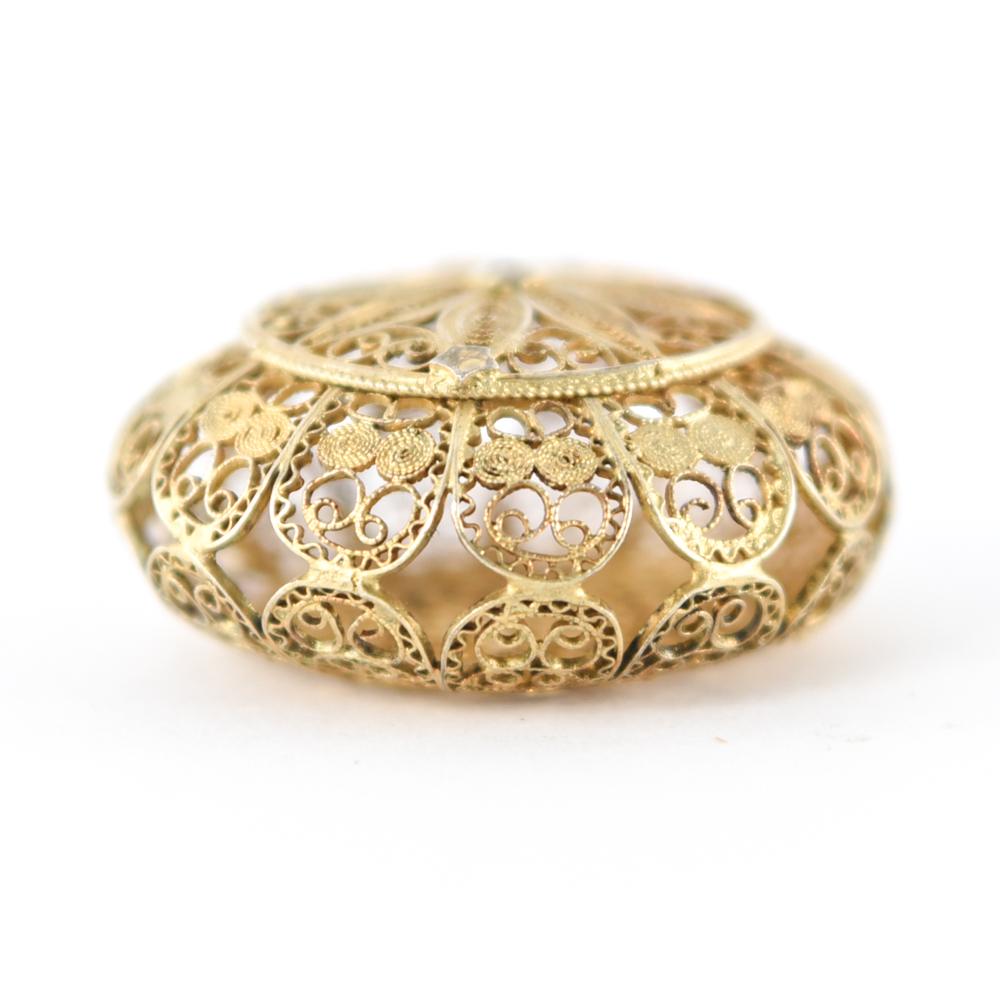 JUDAICA SILVER FILIGREE SPICE BOX (1 of 11)