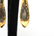 ANTIQUE 14K GOLD MOURNING EARRINGS - 3