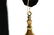 ANTIQUE 14K GOLD & TURQUOISE EARRINGS - 8