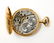 WALTHAM 14K GOLD OPEN FACE POCKET WATCH - 11