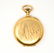 WALTHAM 14K GOLD OPEN FACE POCKET WATCH - 16