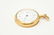 WALTHAM 14K GOLD OPEN FACE POCKET WATCH - 4