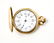 WALTHAM 14K GOLD OPEN FACE POCKET WATCH - 6