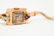 BULOVA 14K ROSE GOLD DIAMOND & RUBY LADIES WATCH - 10