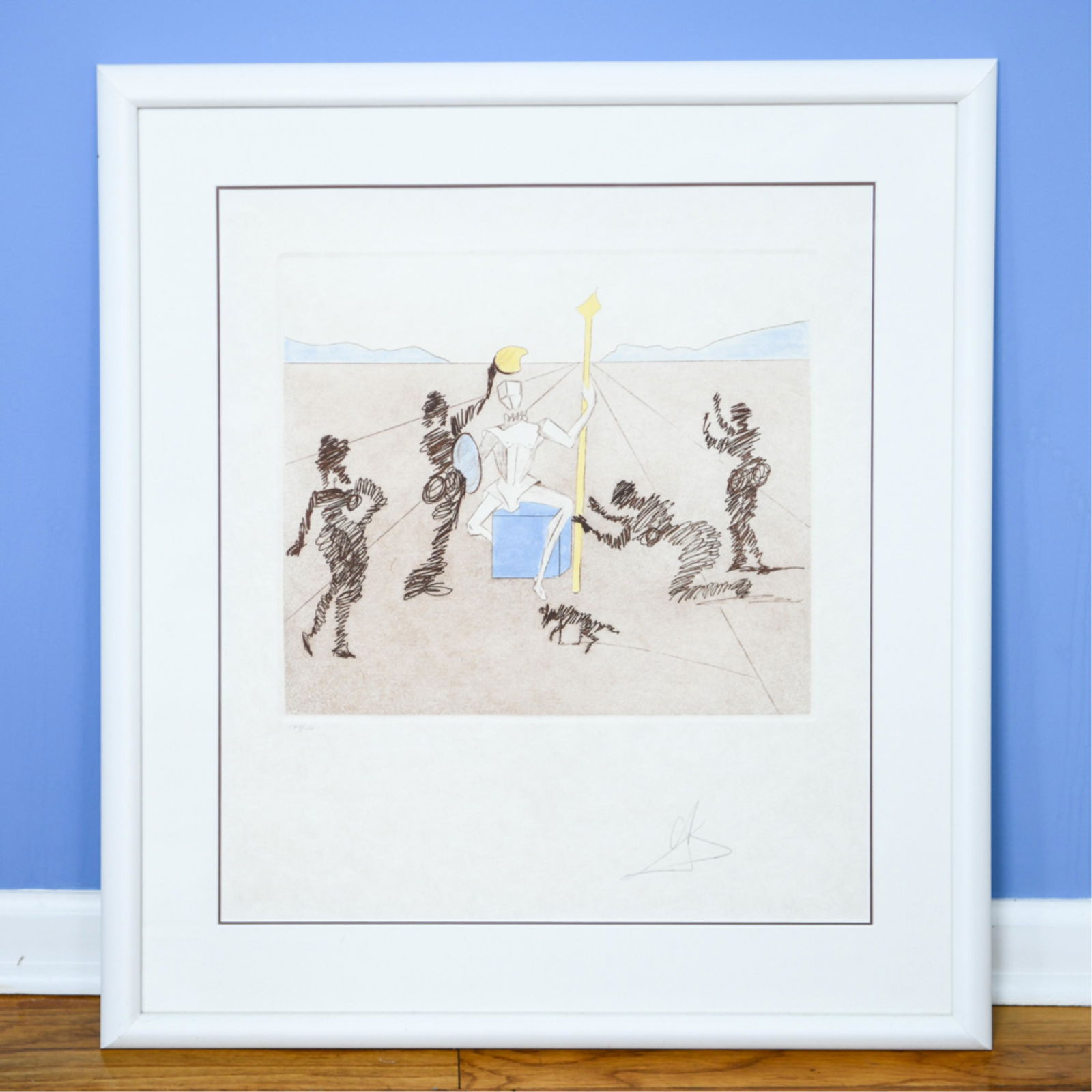 SALVADOR DALI COLOR AQUATINT ETCHING (1 of 9)