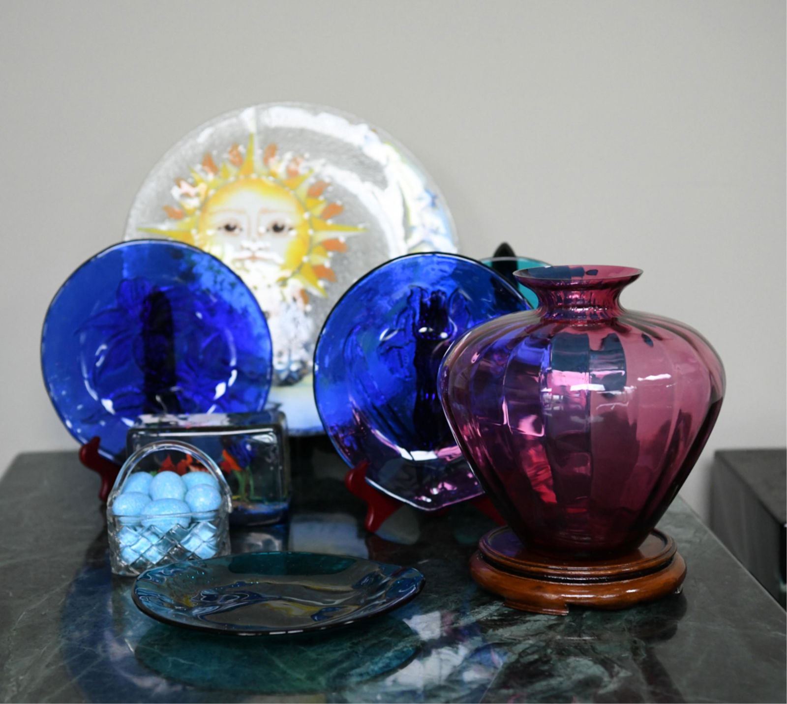 DECORATIVE GLASS GROUPING (1 of 7)