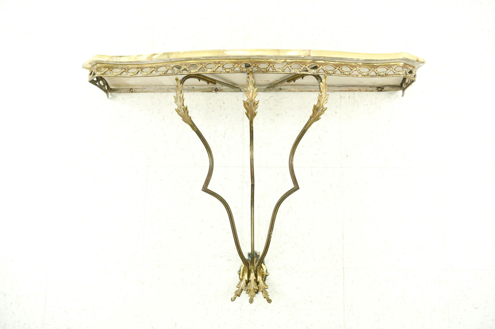 19TH C. MARBLE TOP CONSOLE (1 of 10)