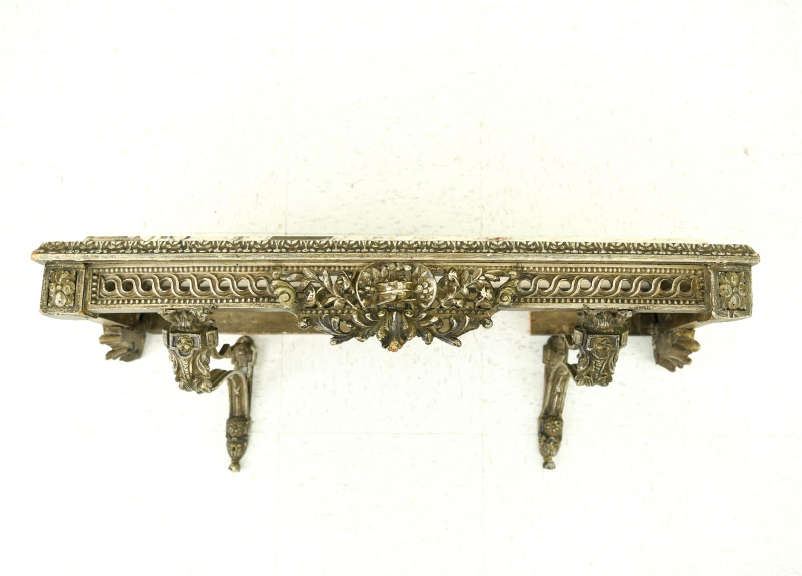 19TH C. MARBLE TOP CONSOLE TABLE (1 of 11)
