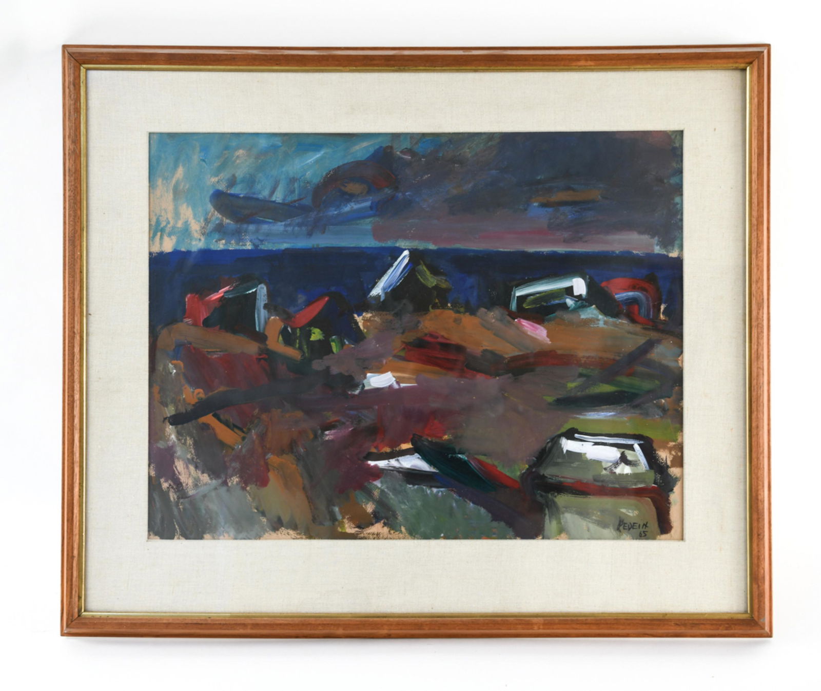 ALEXANDER REDEIN (1912 - 1990) ABSTRCT GOUACHE 65 (1 of 10)