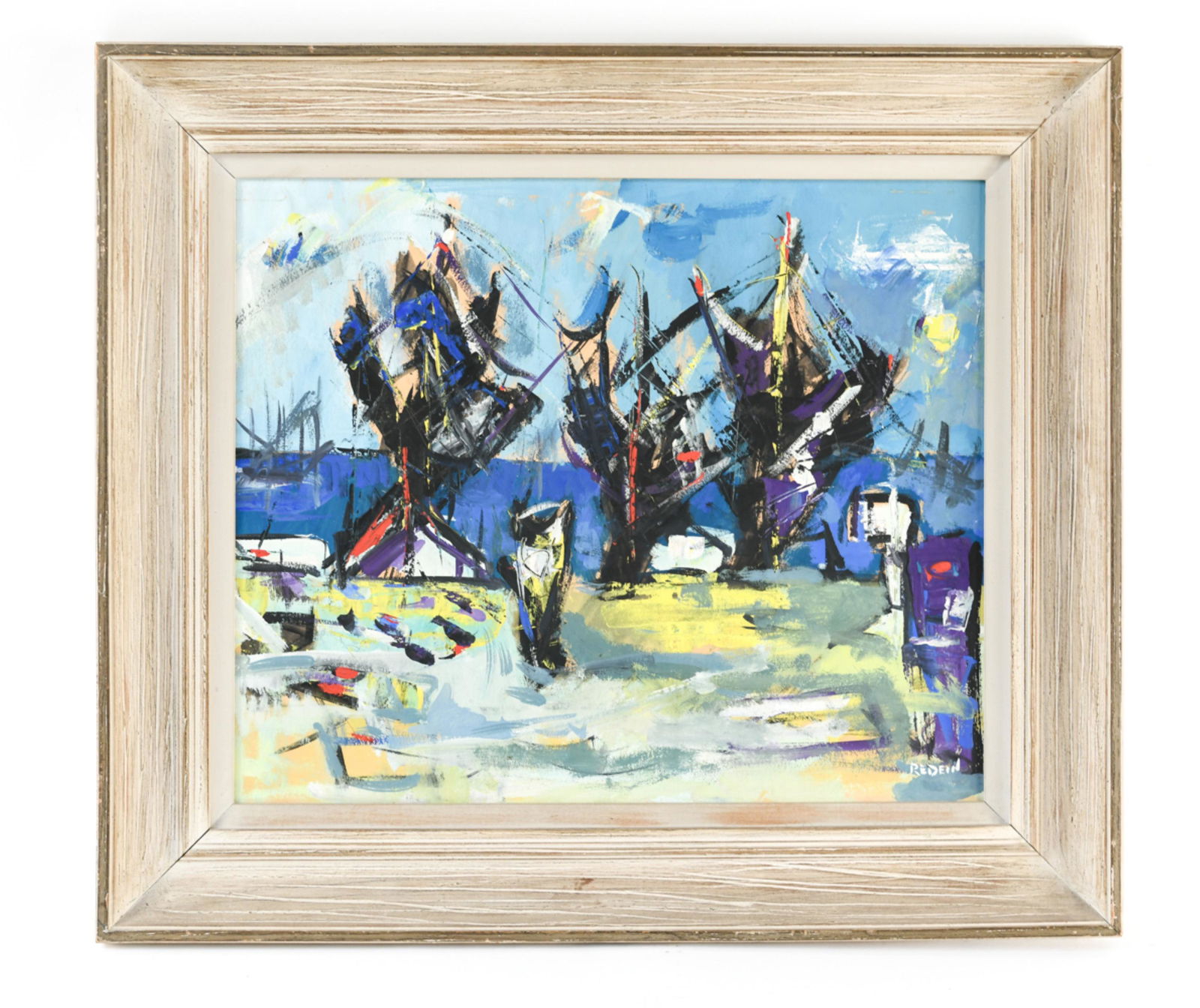 ALEXANDER REDEIN (1912 - 1990) ABSTRACT O / B (1 of 11)