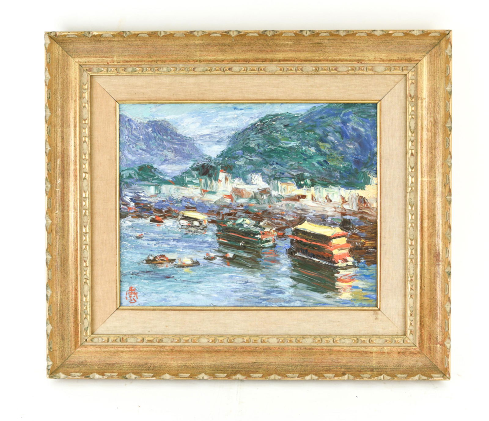 SOUTHEAST ASIAN / CHINESE IMPRESSIONIST O/C (1 of 7)