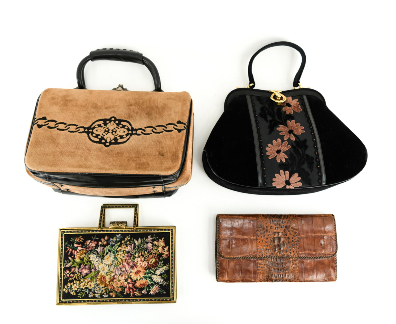 (4) VINTAGE HANDBAGS (1 of 13)