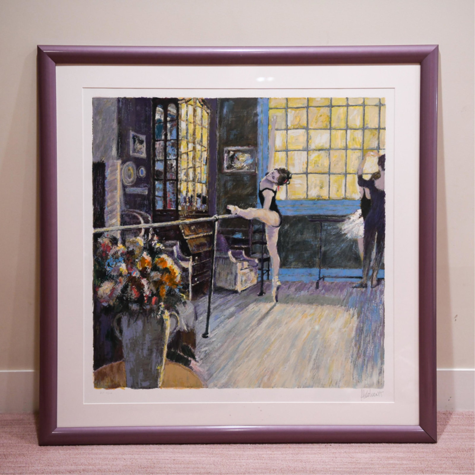 ALDO LUONGO SIGNED BALLET PRINT (1 of 7)