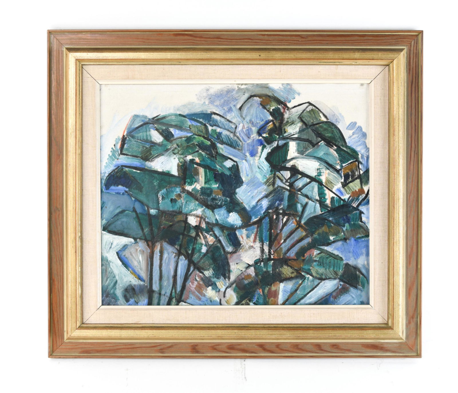 UKENDT 1965 O/C ABSTRACT PAINTING (1 of 8)