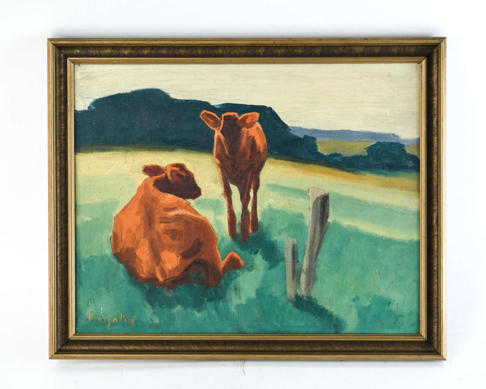 DANIEL ROLFSTED, DANISH (B1902) LANDSCAPE O/C (1 of 10)