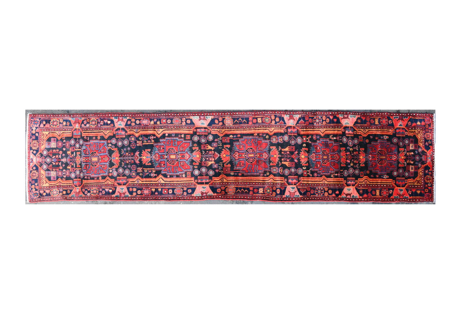MODERN PERSIAN HAMADAN RUNNER RUG (1 of 10)