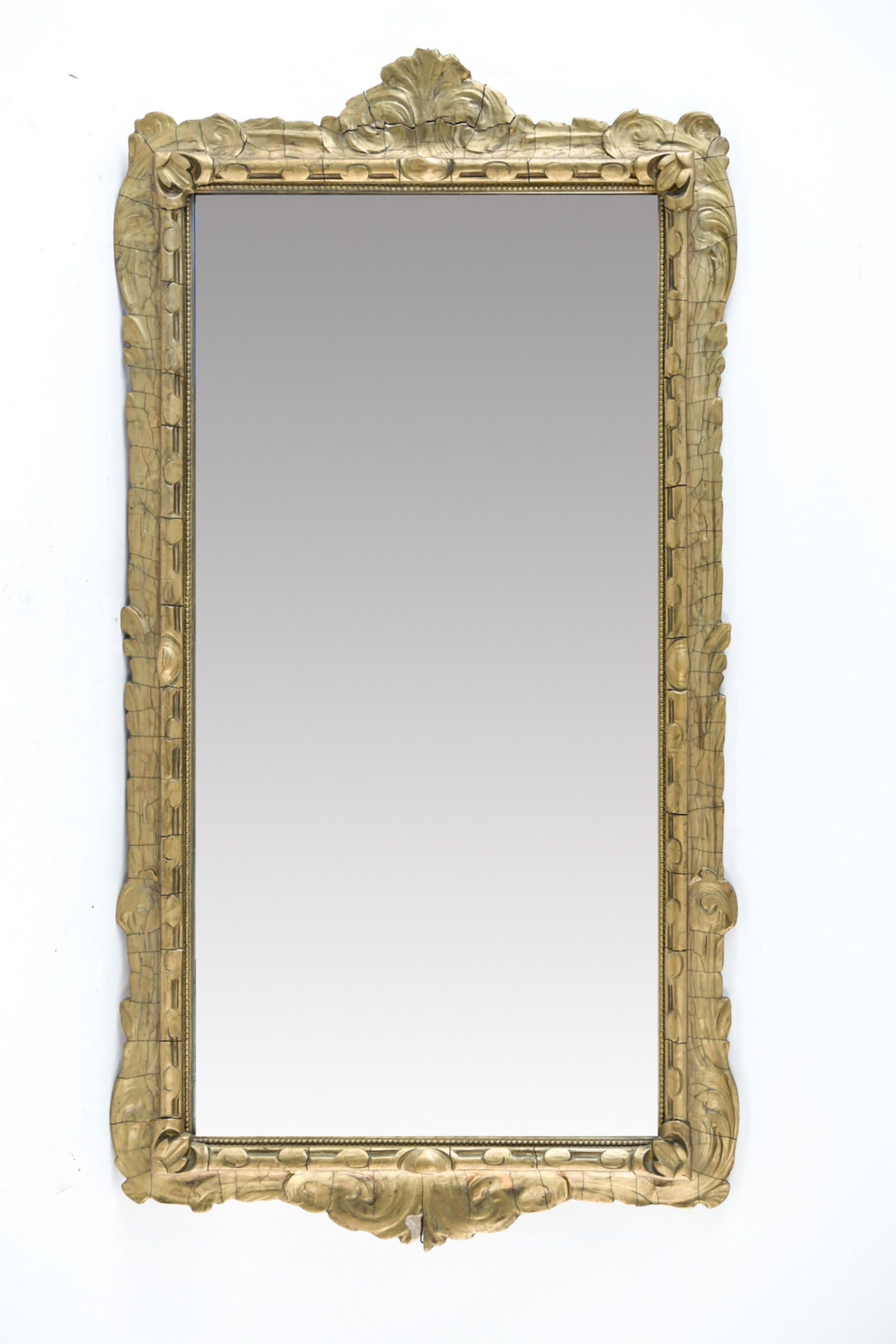 GOLD PAINTED 18TH C. STYLE MIRROR (1 of 10)