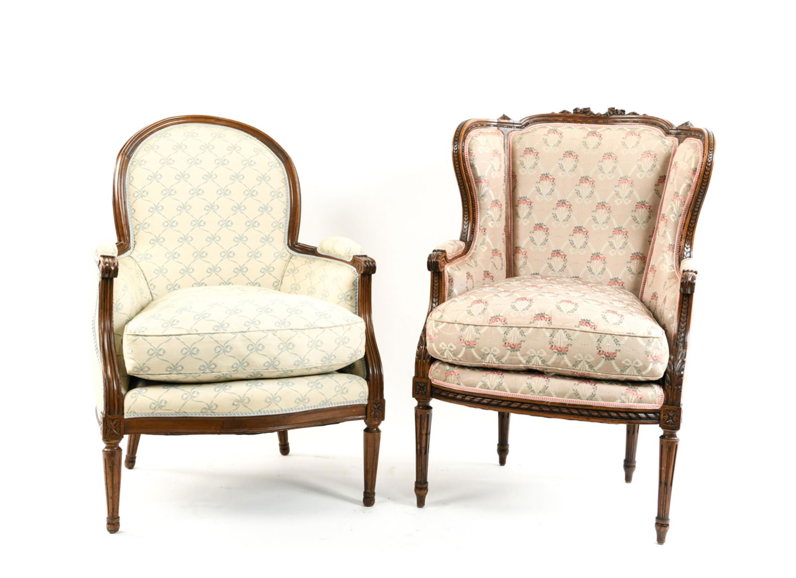 (2) LOUIS XVI STYLE BERGERE CHAIRS (1 of 15)