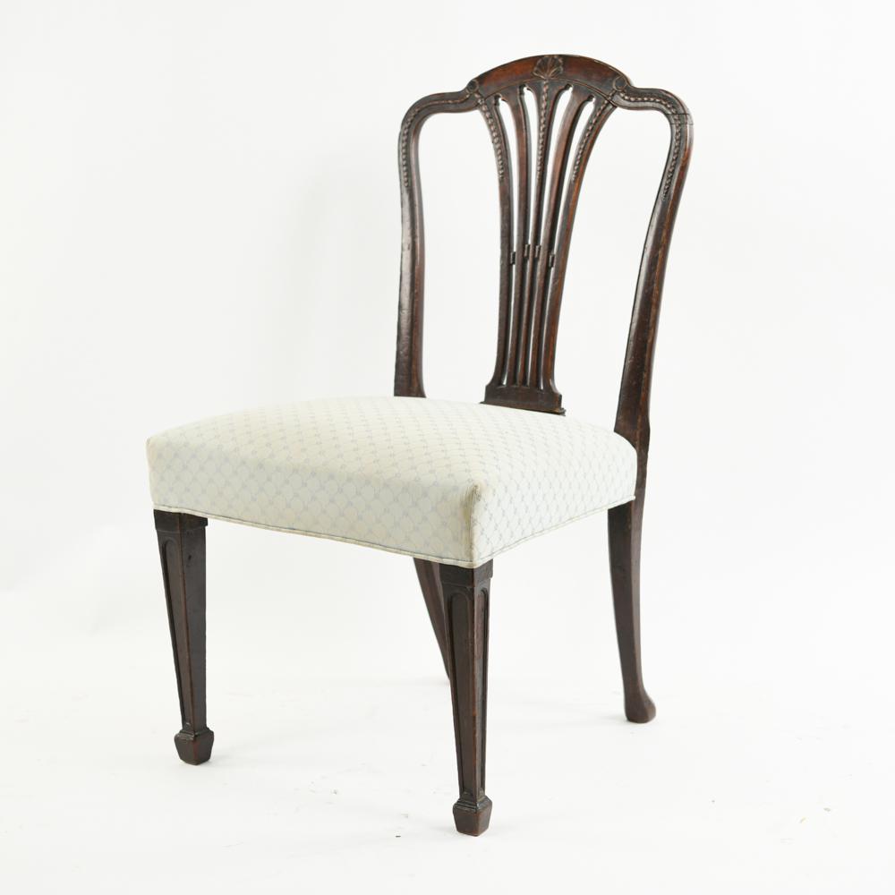 GEORGIAN STYLE ANTIQUE SIDE CHAIR (1 of 18)