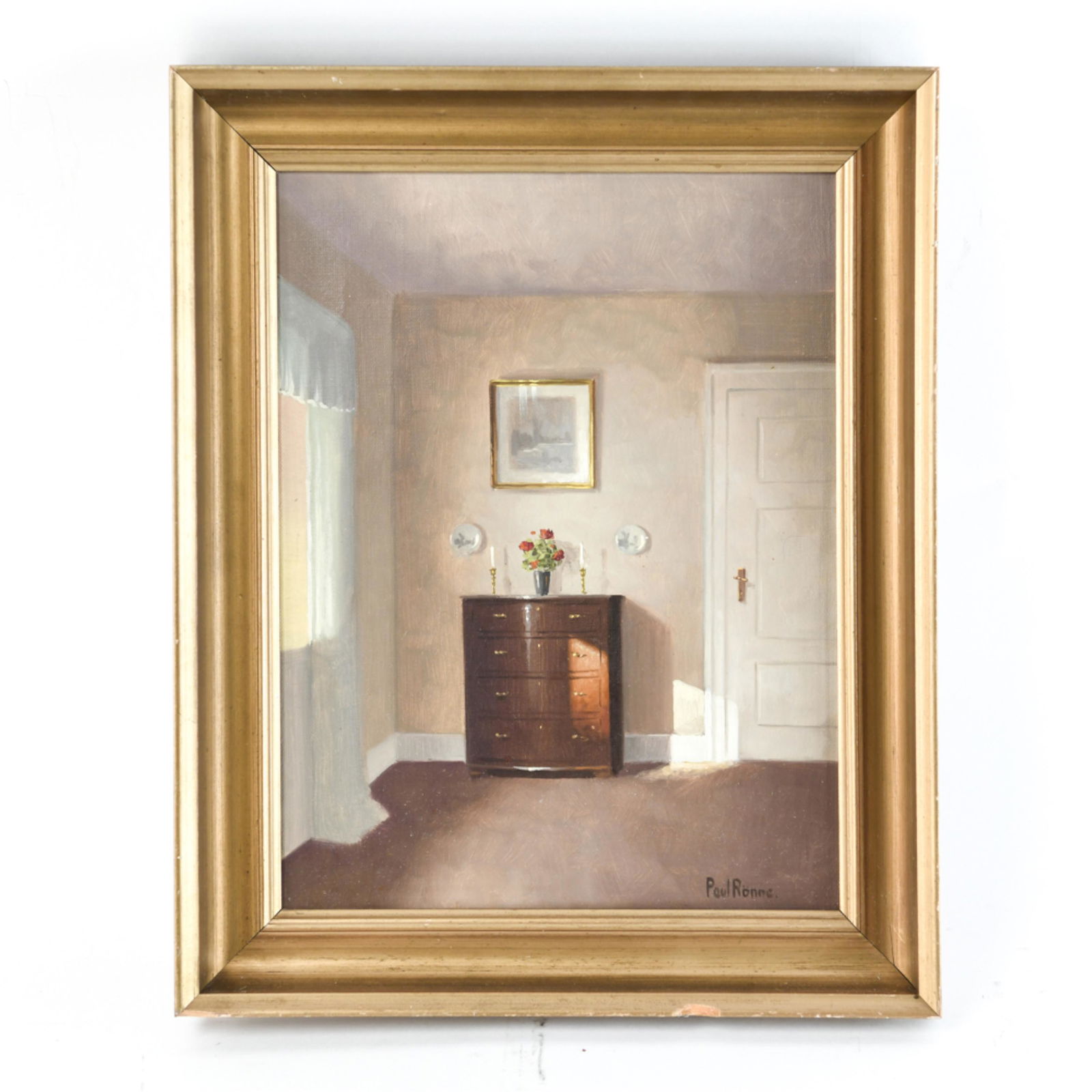 PAUL RONNE, DANISH (1884 - 1964) OIL PAINTING (1 of 7)