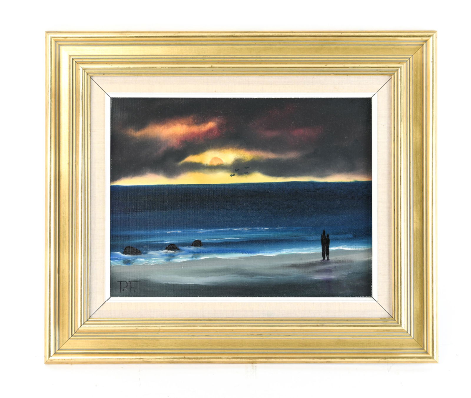 SEA SCAPE SUNSET O/C (1 of 8)