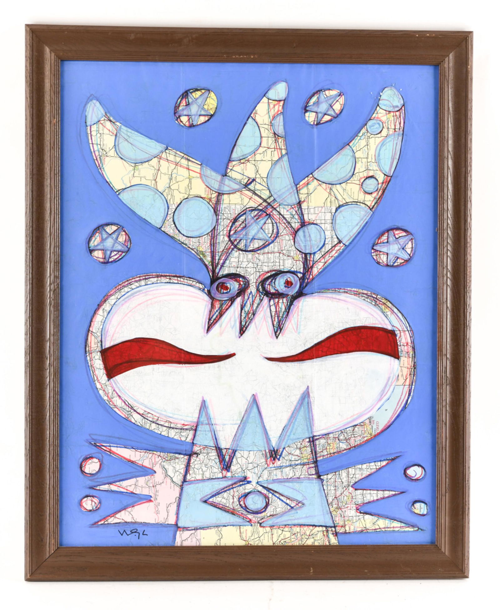 WAYNE CUNNINGHAM (20TH C.) OUTSIDER ART (1 of 11)