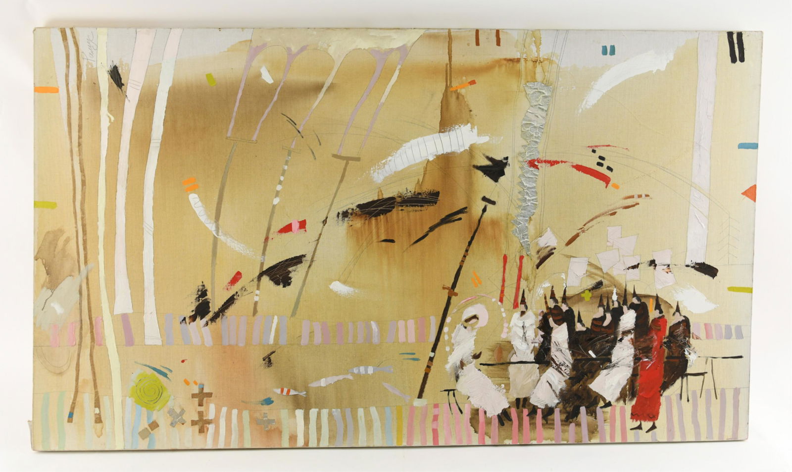 LARGE MODERN LATVIAN O/C PAINTING (1 of 16)