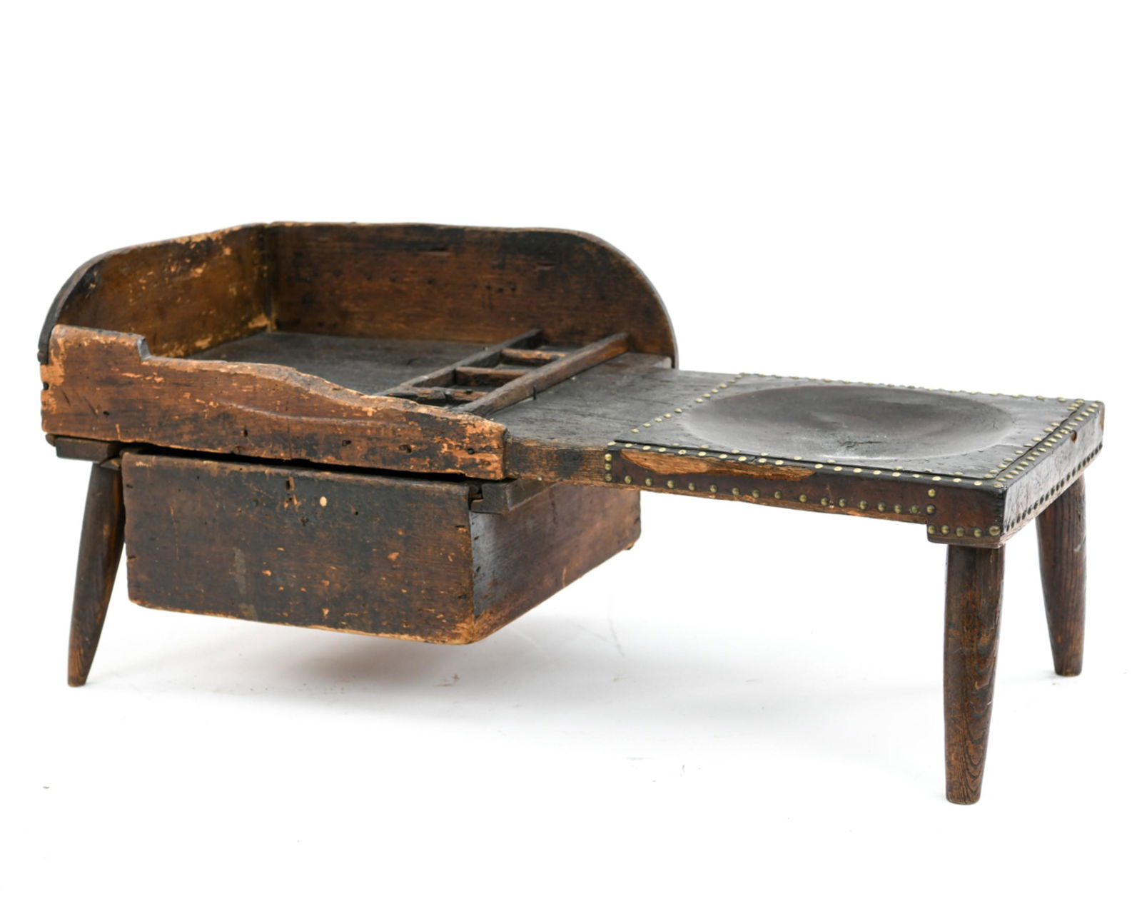 ANTIQUE WOODEN COBBLER BENCH (1 of 10)