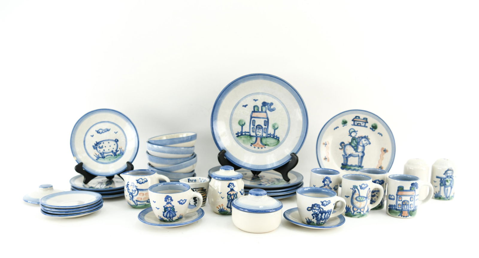 GROUPING OF M. A. HADLEY POTTERY (1 of 18)