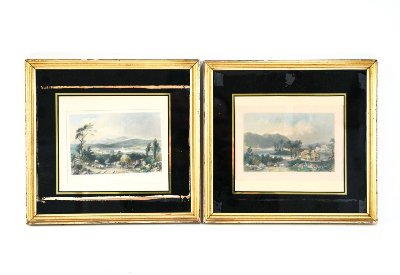 PAIR OF WILLIAM H. BARTLETT COLOR ENGRAVINGS (1 of 8)