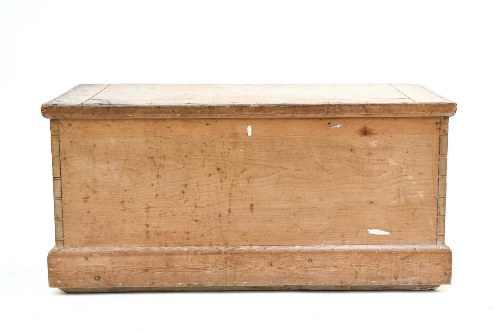 19TH C. PINE BLANKET CHEST OR TRUNK (1 of 10)