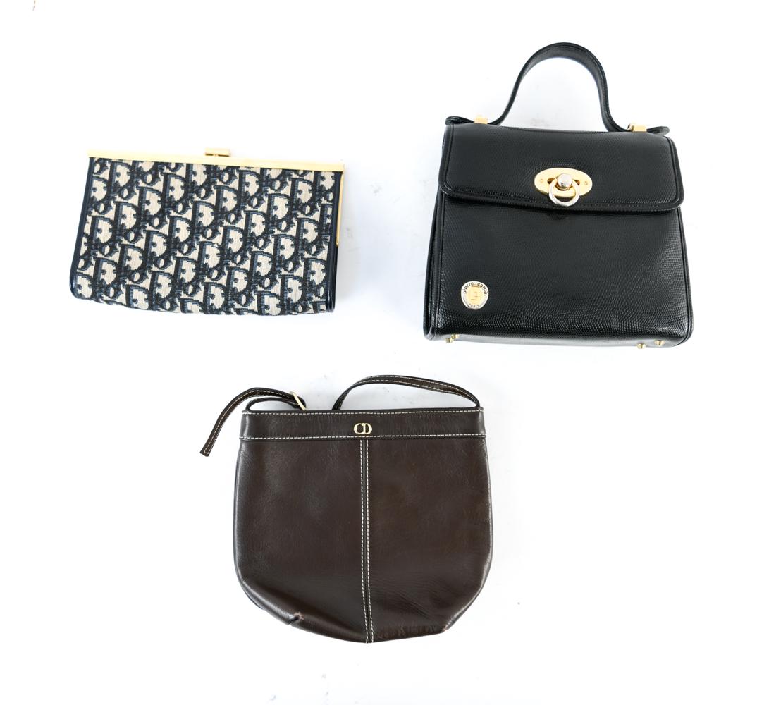 (3) SMALL LADIES HANDBAGS INCL. CHRISTIAN DIOR (1 of 11)
