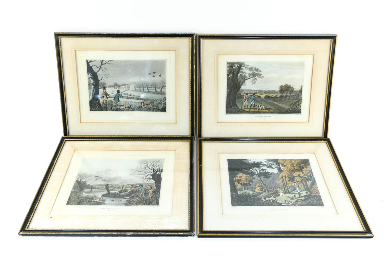 (4) HUNTING SCENE PRINTS (1 of 9)