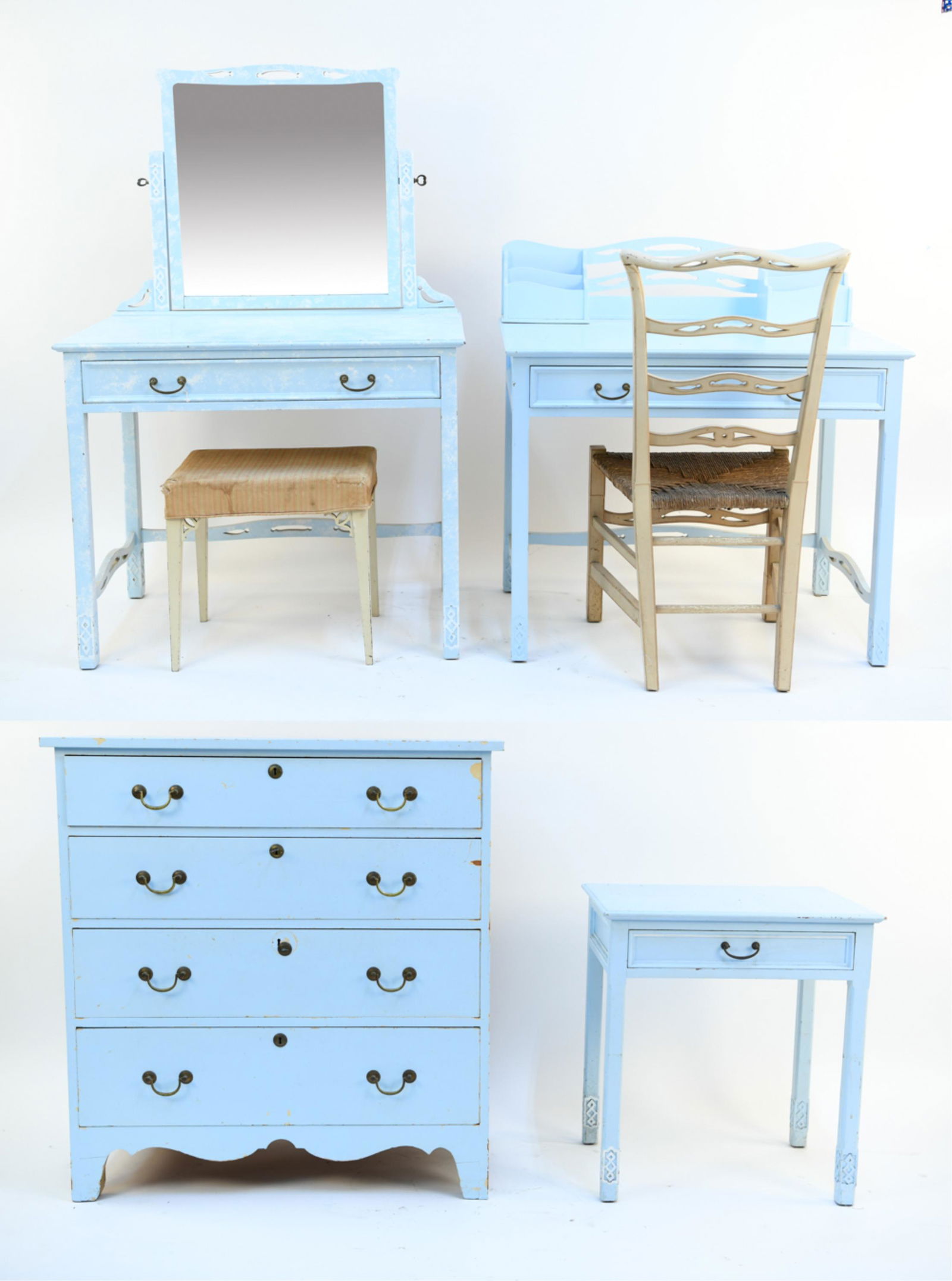 PAINTED FURNITURE GROUPING (1 of 12)