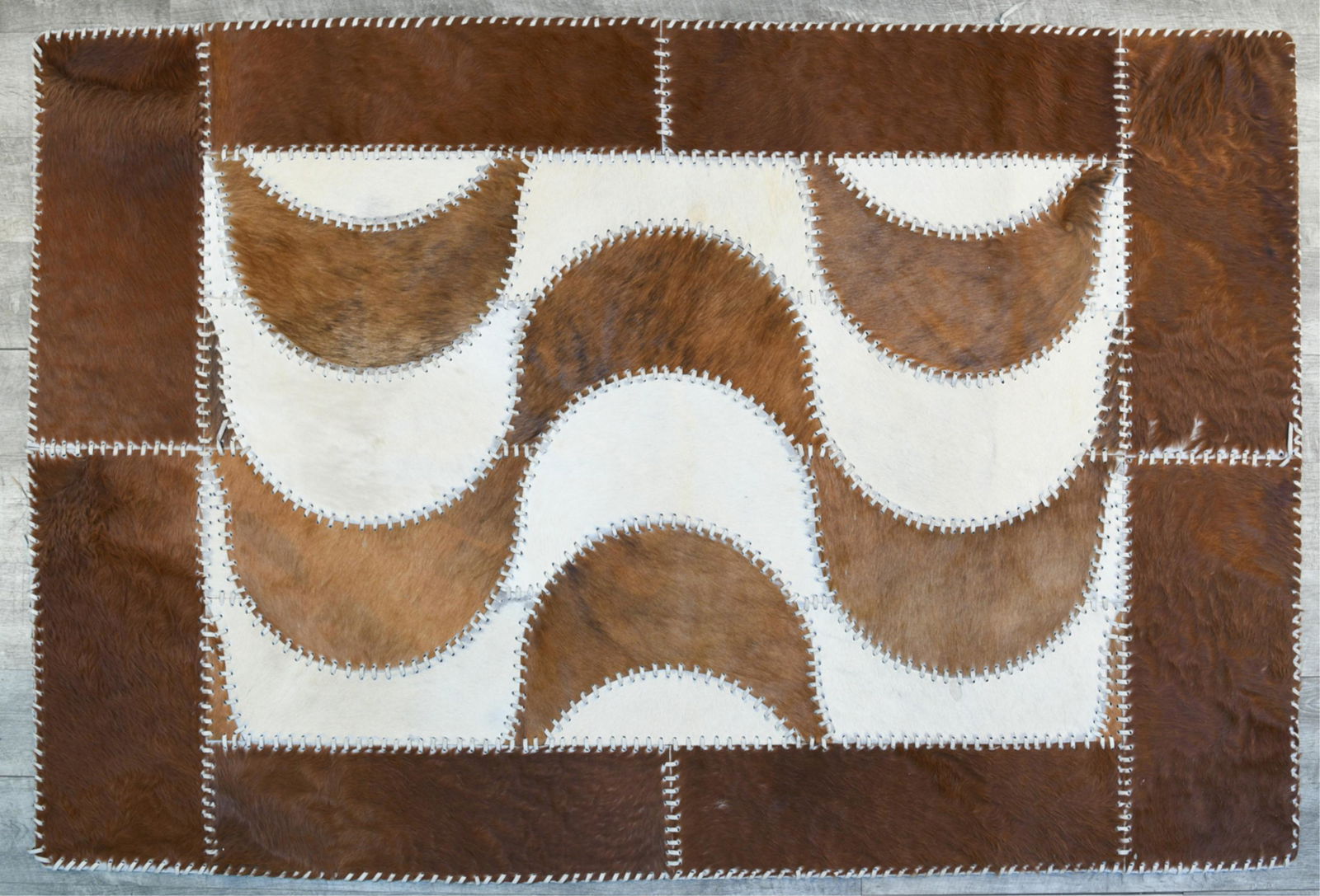 COWHIDE PATCHWORK RUG (1 of 8)