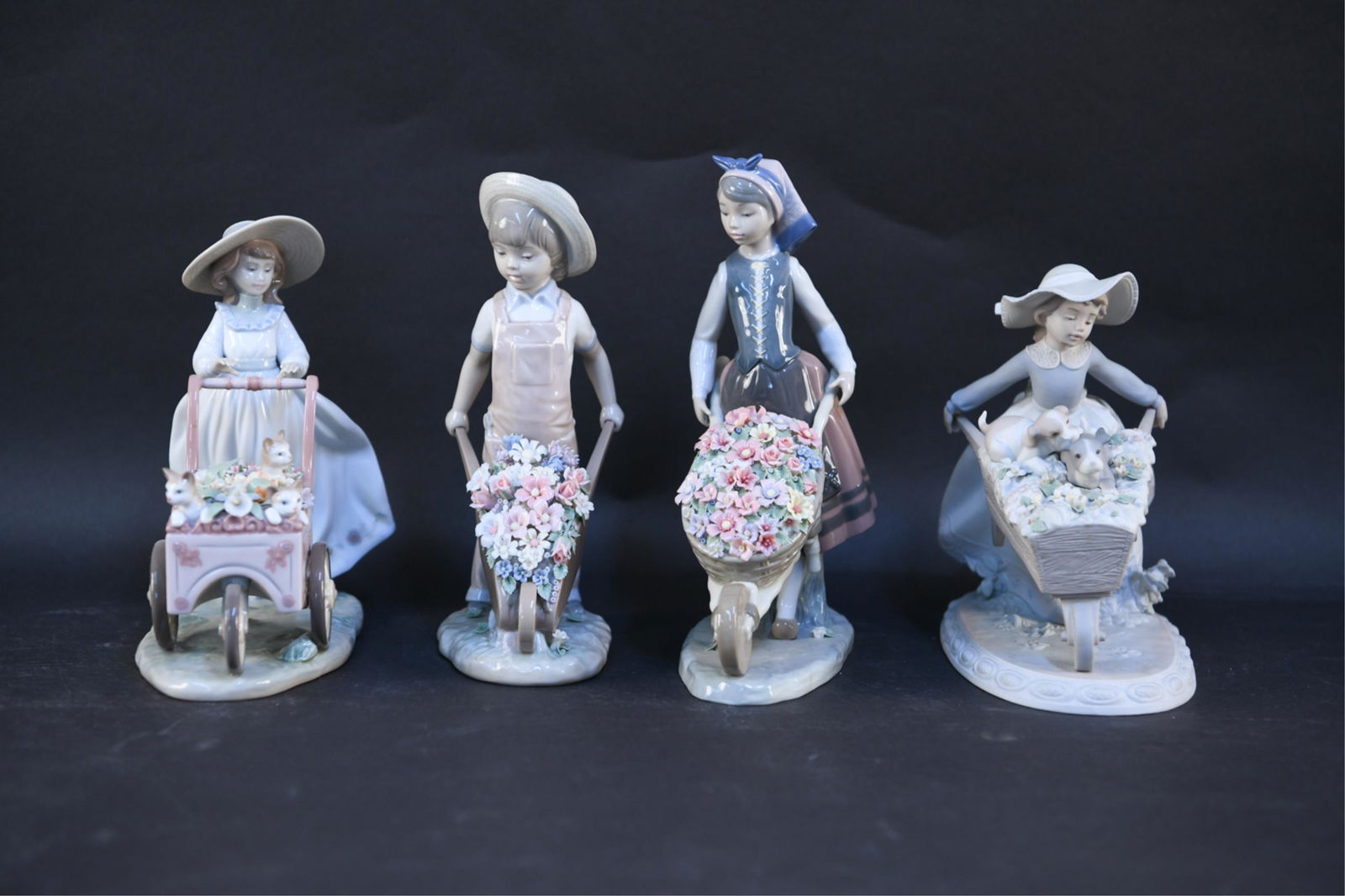 (4) LLADRO FLOWER BARREL GROUPING (1 of 14)