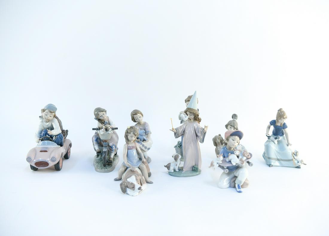 (9) LLADRO CHILDREN WITH ANIMALS GROUPING (1 of 12)