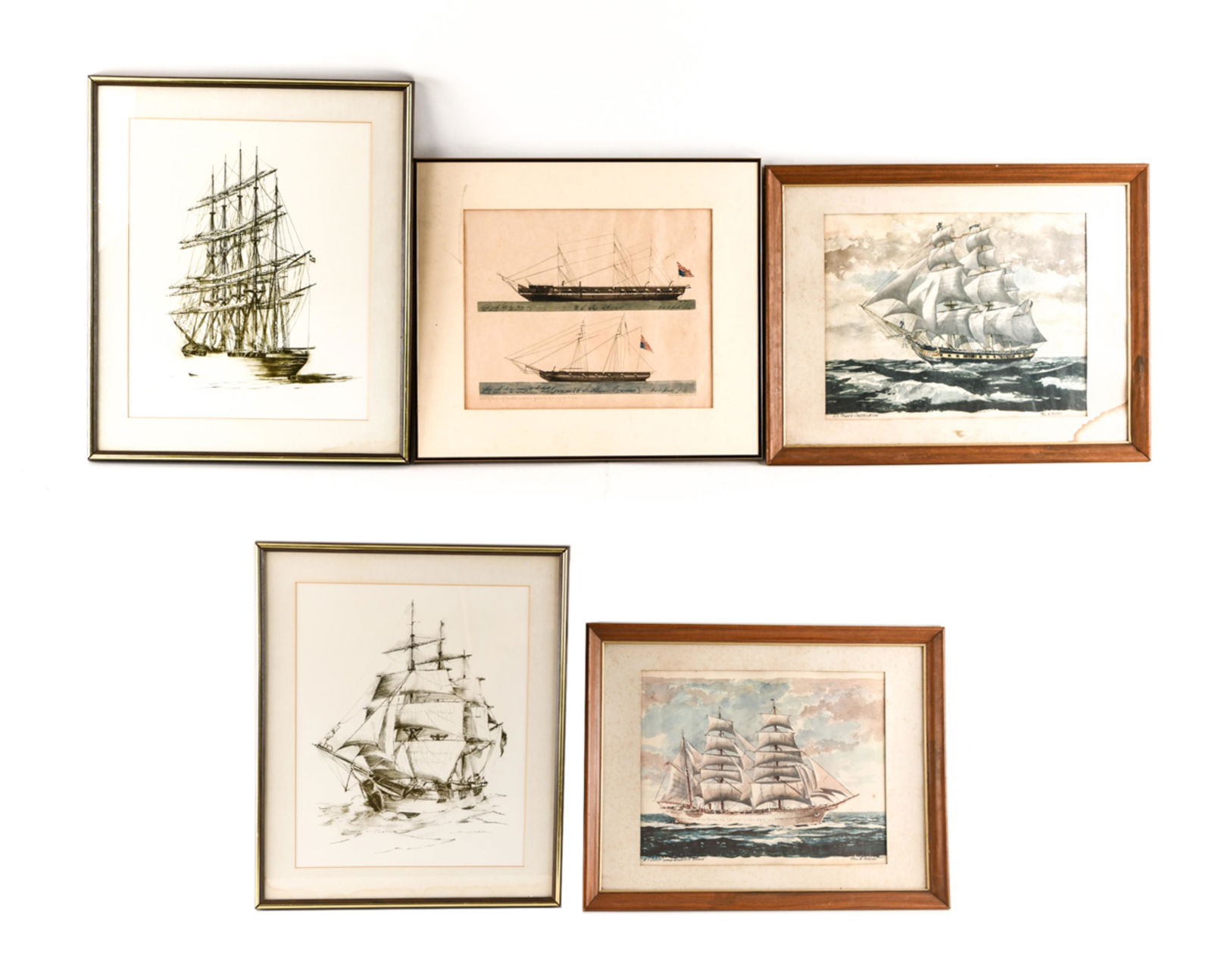 (7) PRINTS, PAINTINGS OF SHIPS (1 of 10)