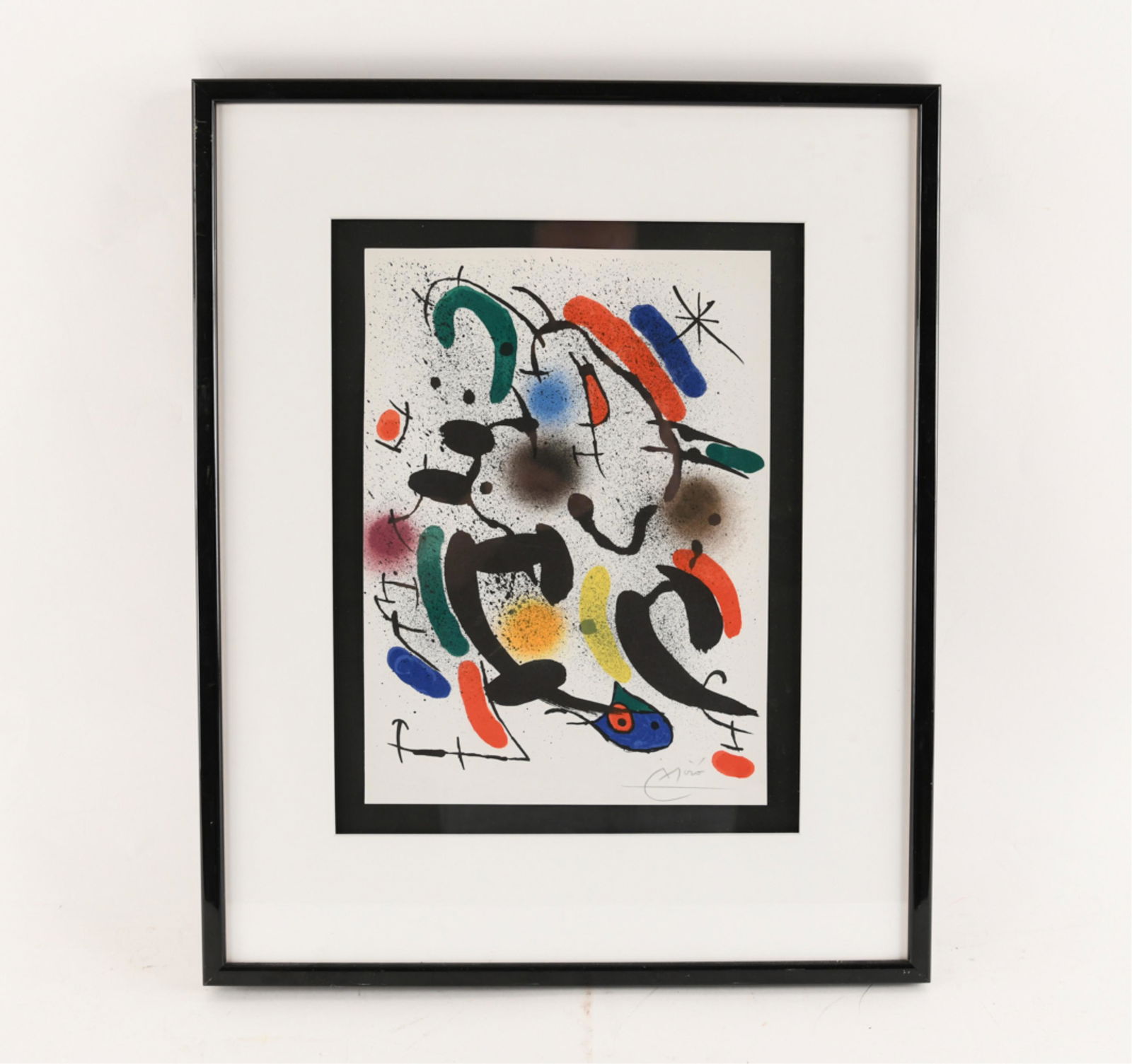 COLOR LITHOGRAPH AFTER JOAN MIRO (1 of 11)