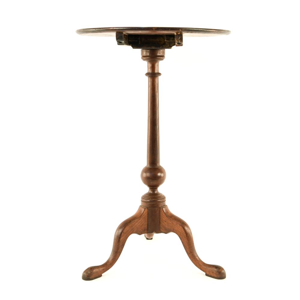 18TH C. PHILADELPHIA CHIPPENDALE CANDLE STAND (1 of 8)