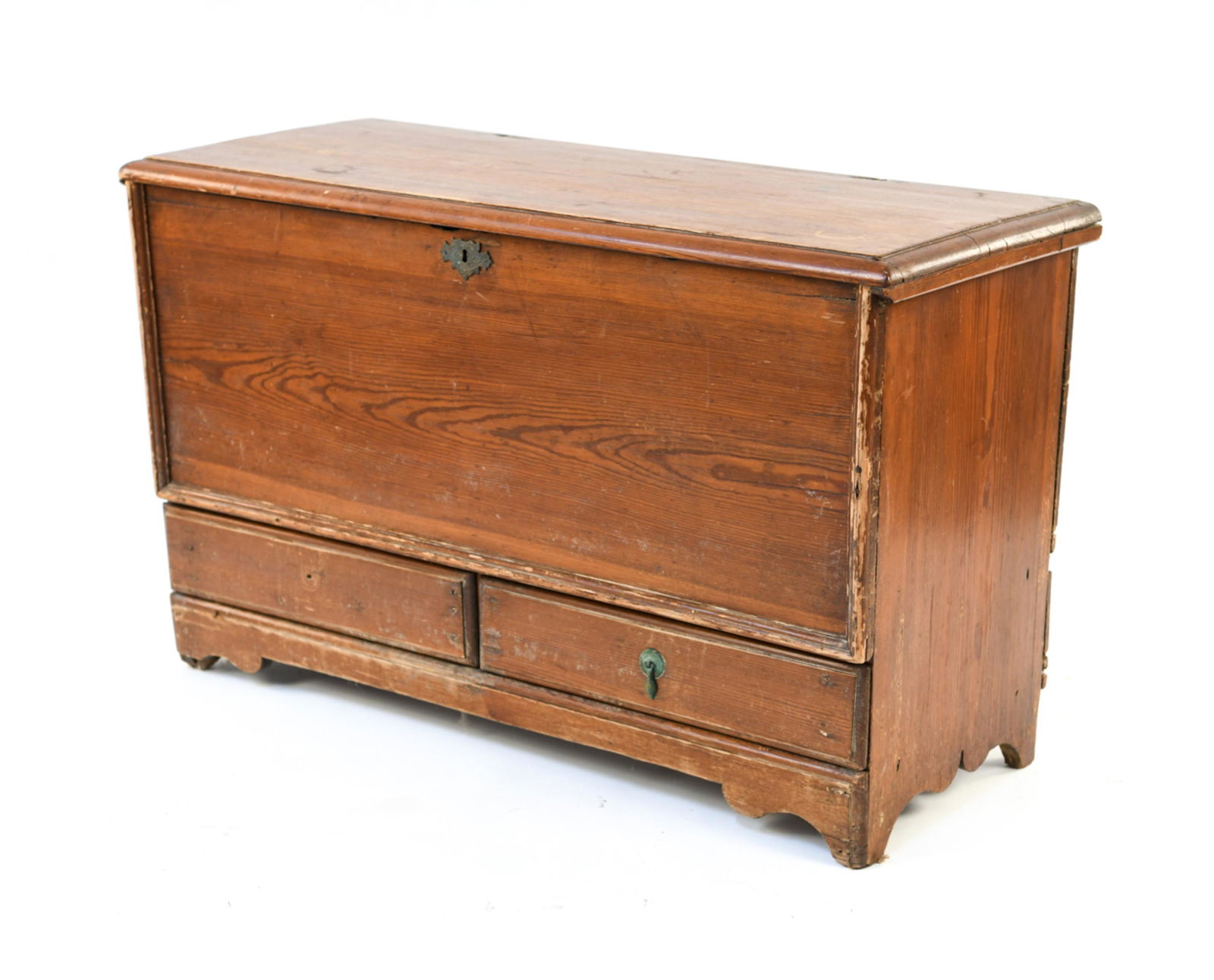 LATE 18TH/EARLY 19TH C. ONE DRAWER BLANKET CHEST (1 of 14)