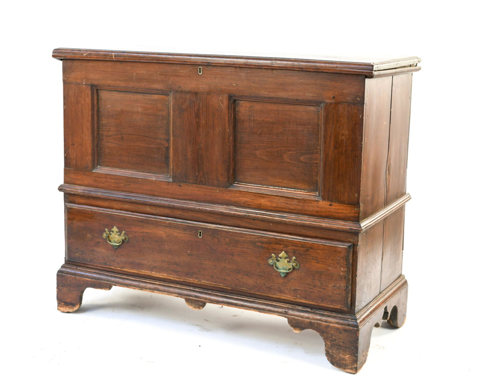 EARLY 18TH CENTURY ONE DRAWER BLANKET CHEST (1 of 10)